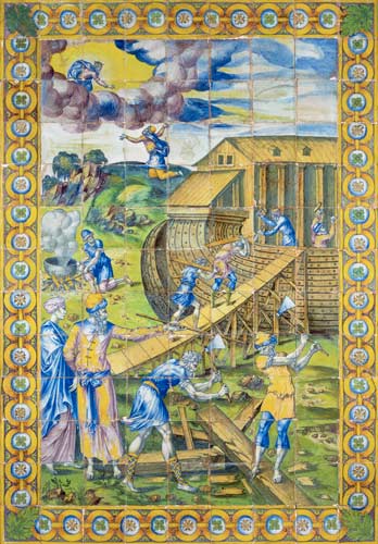 The Story of Noah: the Building of the Ark, Rouen a Masseot Abaquesne