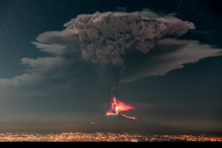 Spectacular eruption