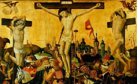 The Crucifixion a Maestro di Hamburg