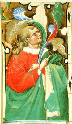 Apostle (vellum) a Master of San Michele of Murano