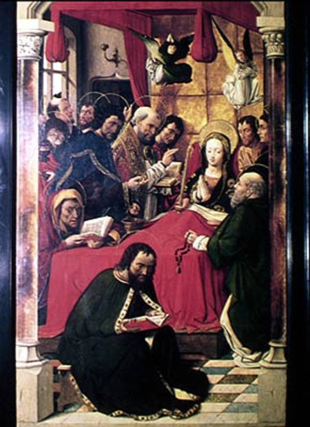 The Death of the Virgin a Maestro di Santa Maria del Campo