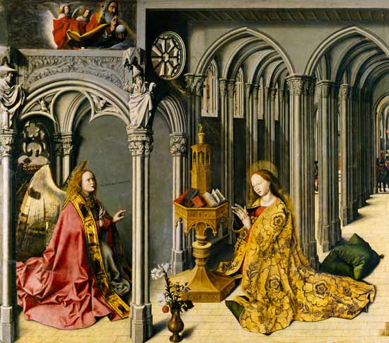 The Annunciation a Master of the Aix Annunciation