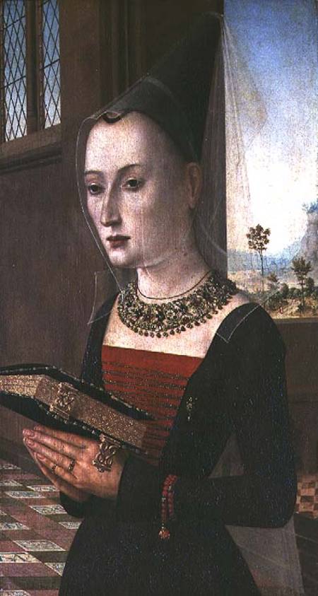 Portrait of Maria Bonciani, Pierantonio Baroncelli's wife a Master of the Baroncelli Portraits