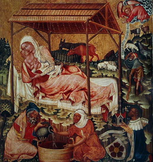 Nativity, c.1350 (tempera on wood) a Master of the Cycle of Vyssi Brod