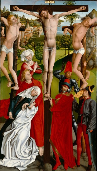 The Crucifixion, c.1470 a Master of the Freising Visitation