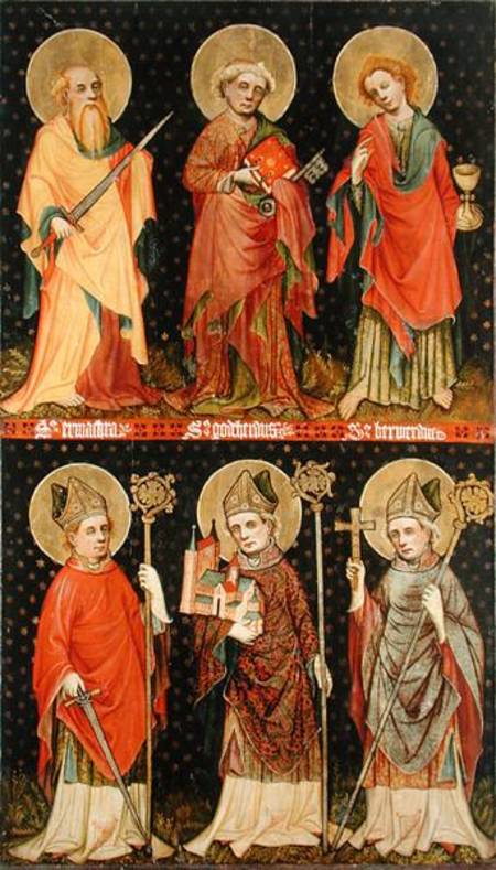 Six Saints a Master of the Holy Barefoot Altarpiece