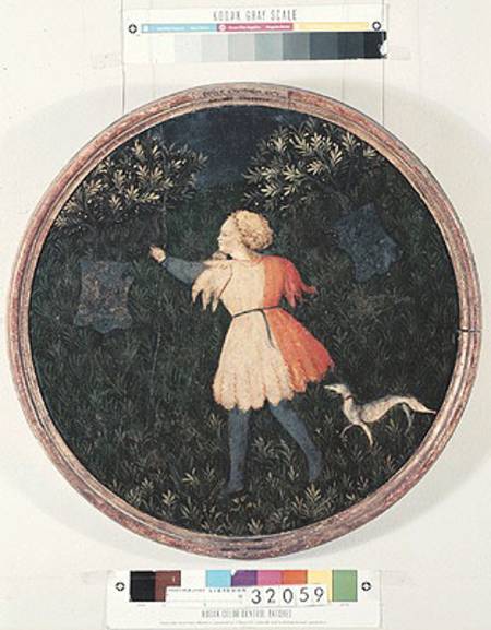 Young falconer, Florentine School a Master of the Judgement of Paris