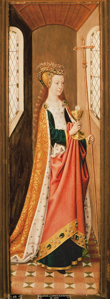 Allegorical Figure of the Christian Church a Master of the Legend of St. Ursula
