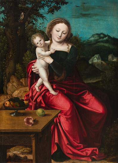 Madonna and Child a Master of the Parrot