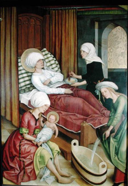 The Birth of the Virgin a Master of the Pfullendorf Altar