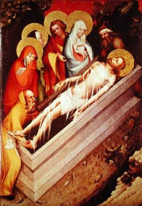The Entombment, detail from the Trebon Altarpiece