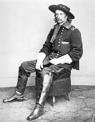 General George A. Custer (b/w photo) a Mathew Brady