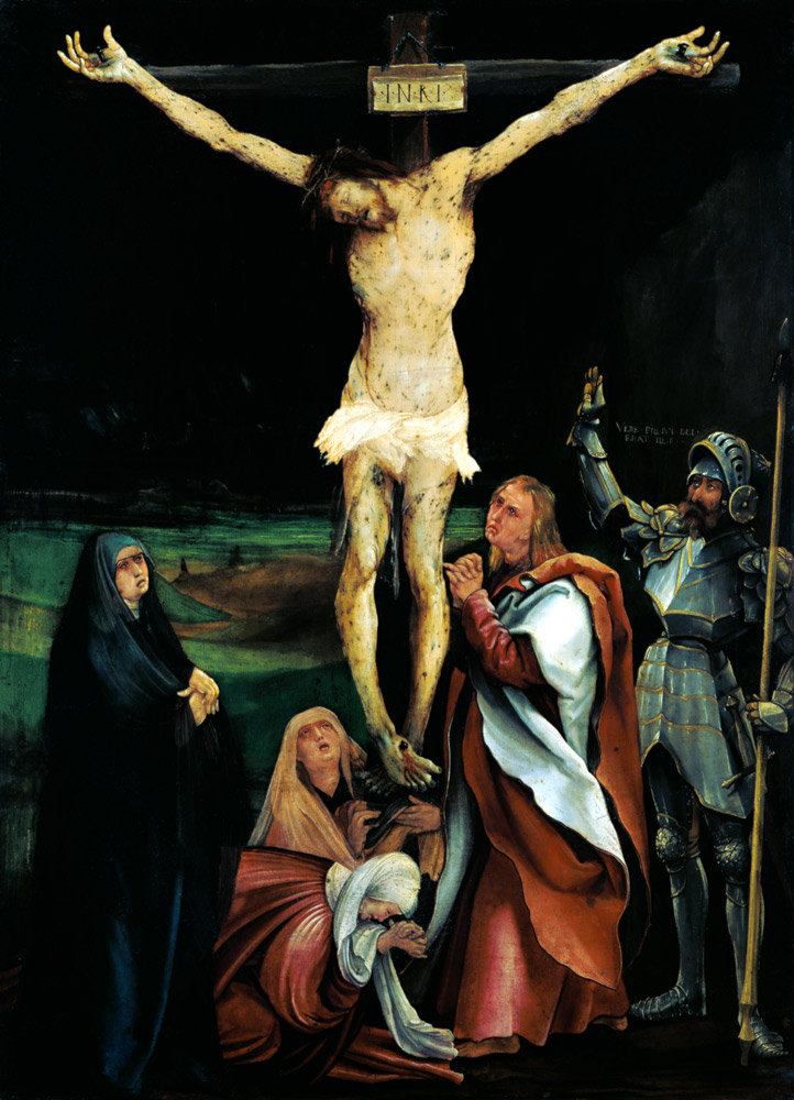 Crucifixion Christi a Mathias (Mathis Gothart) Grünewald