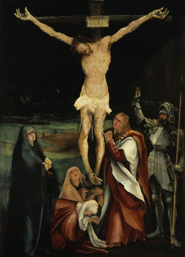 Die Kreuzigung Christi a Mathis Gothart Gruenewald