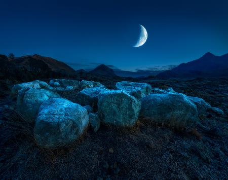 Moonrise, Sligachan