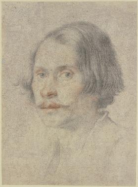 Bildnis eines jungen Mannes mit glattem Haar und Bart