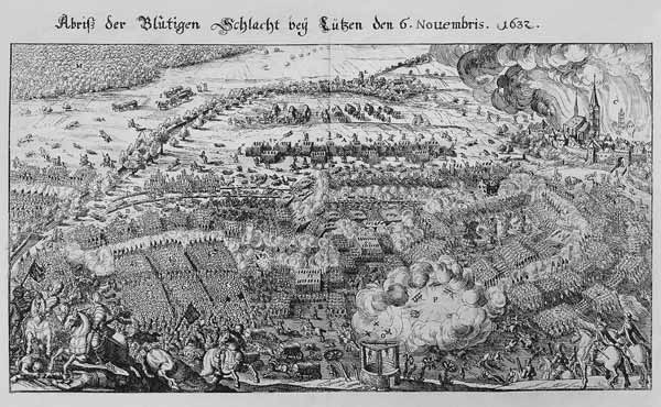 Abriss der Blutigen Schlacht bey Luetzen (...) a Matthäus Merian il Vecchio