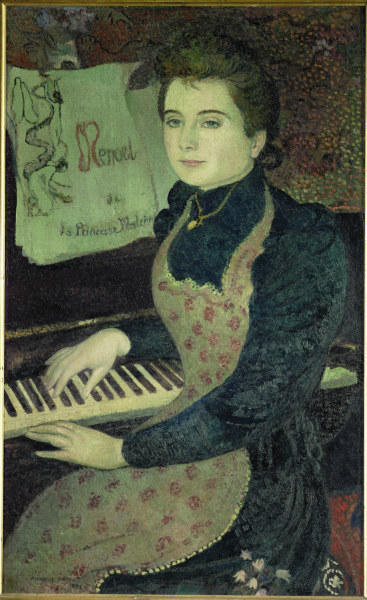 Marthe at th.Piano  a Maurice Denis