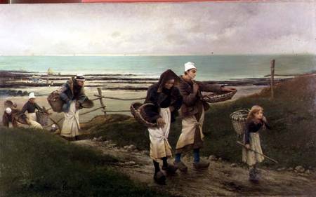 Breton Scene a Maurice Poirson