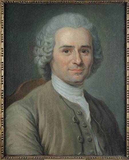 Jean-Jacques Rousseau (1712-78) a Maurice Quentin de La Tour