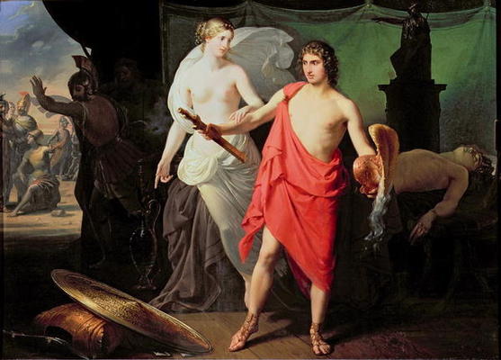 Achilles and Thetis (oil on canvas) a Mauro Conconi