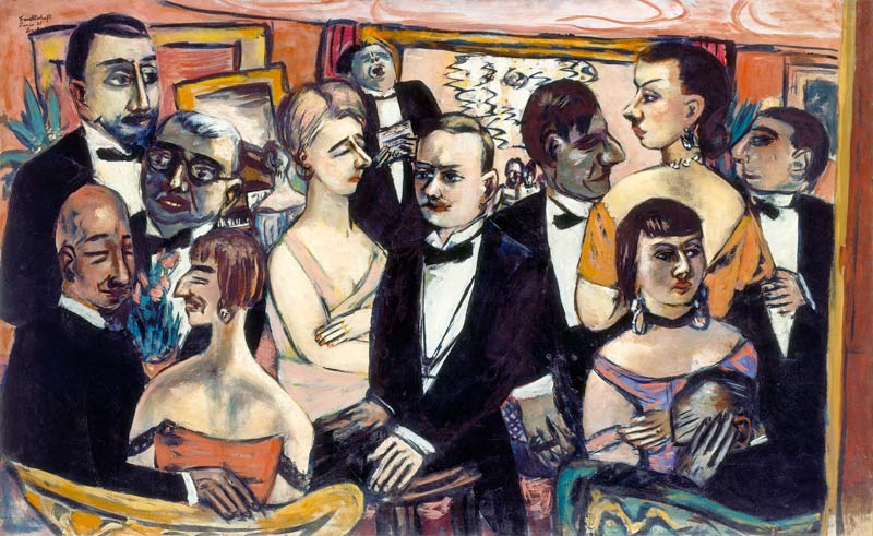 Gesellschaft Paris. 1925/1931/1947. a Max Beckmann