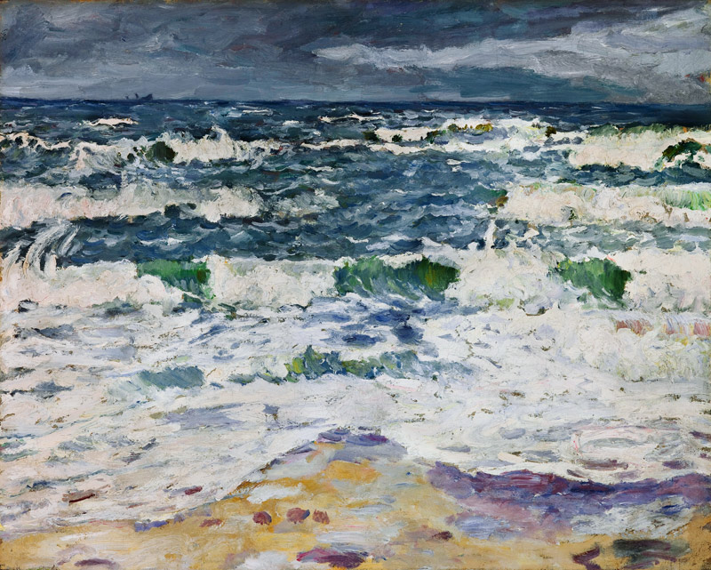 Gray Day at the Sea a Max Beckmann