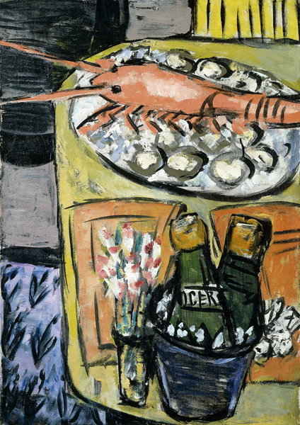 Lobster Still Life (Hummerstilleben). 1941 a Max Beckmann