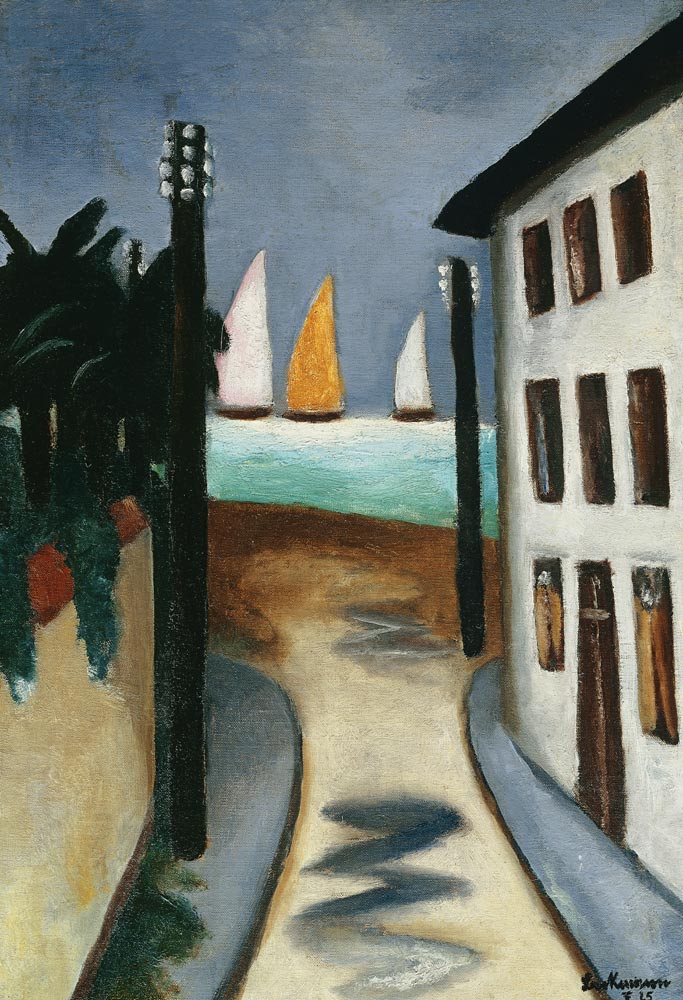 Small Landscape, Viareggio (Kleine Landschaft, Viareggio). 1925 a Max Beckmann