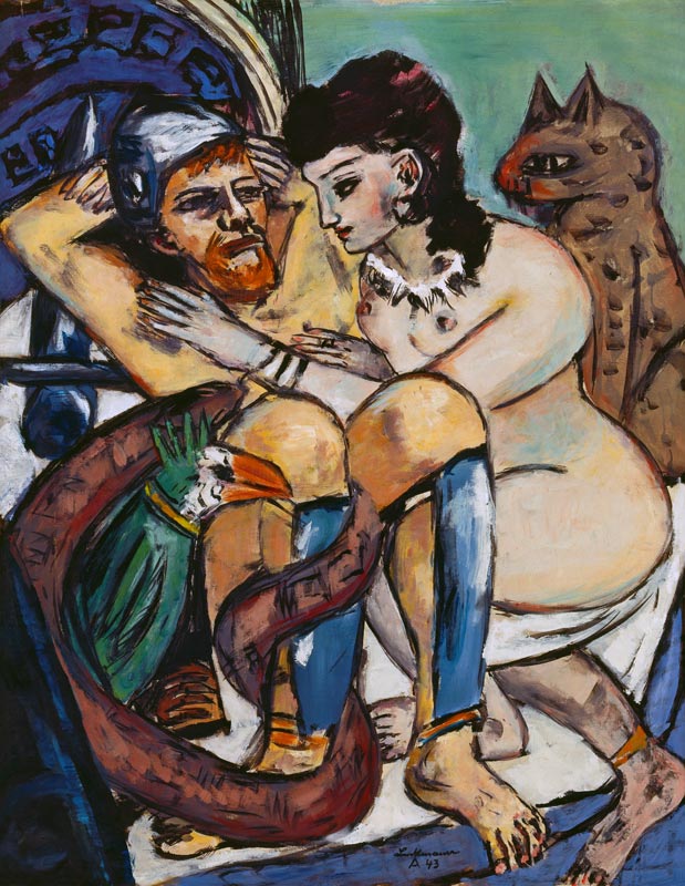 Ulysses and Calypso. 1943 a Max Beckmann