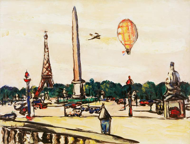 Place de la Concorde bei Tag a Max Beckmann