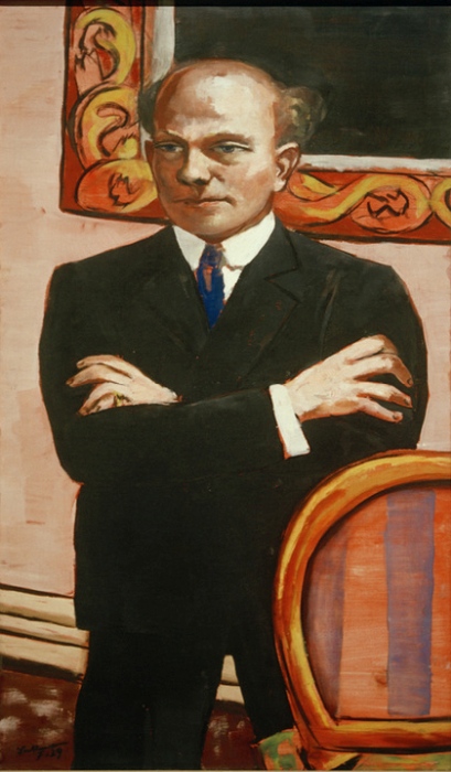 Portrait Gottlieb Friedrich Reber a Max Beckmann