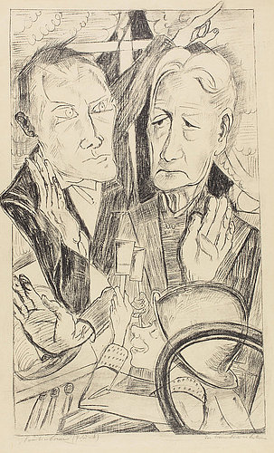 Die Familie (The Family), plate 11 of the series Die Hölle (Hell). a Max Beckmann