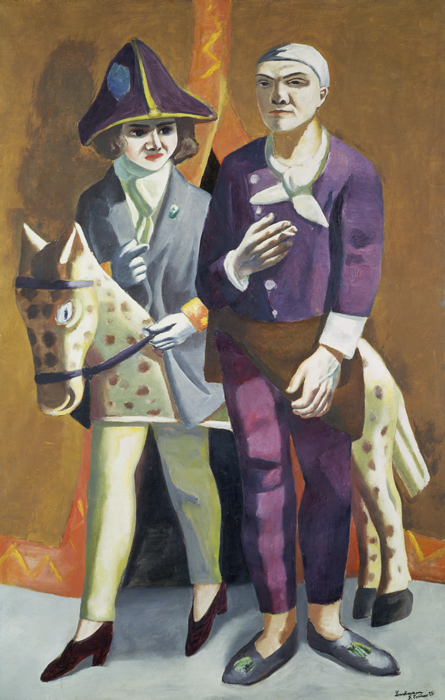 Doppelbildnis Karneval. 1925. a Max Beckmann