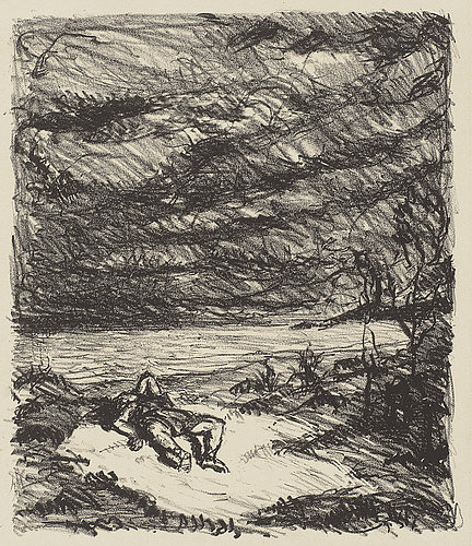 Orpheus am Meer I (Orpheus by the sea I). 1909 a Max Beckmann