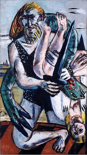 Perseus. Triptych. Mitteltafel. 1941 a Max Beckmann