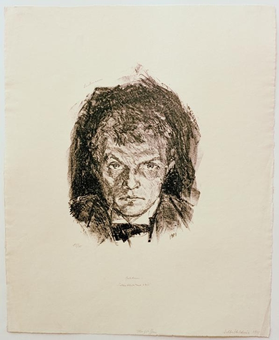 Self-portrait a Max Beckmann