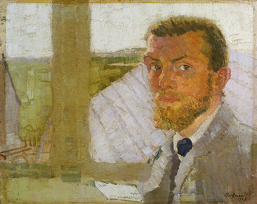 Self portrait. 1905 a Max Beckmann