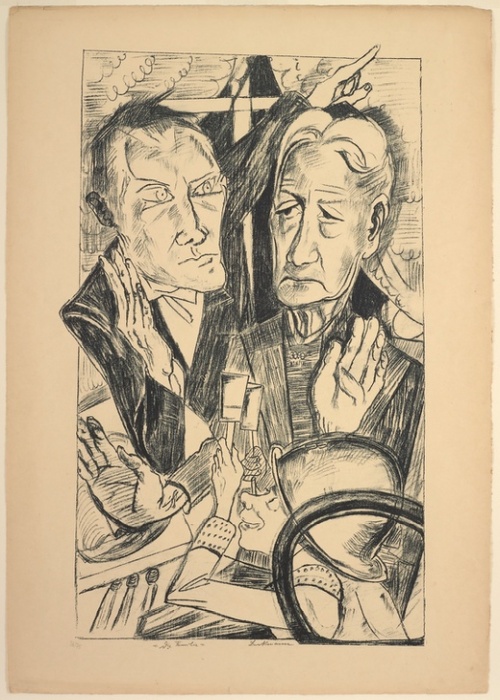 The Family, plate eleven from Die Hölle a Max Beckmann