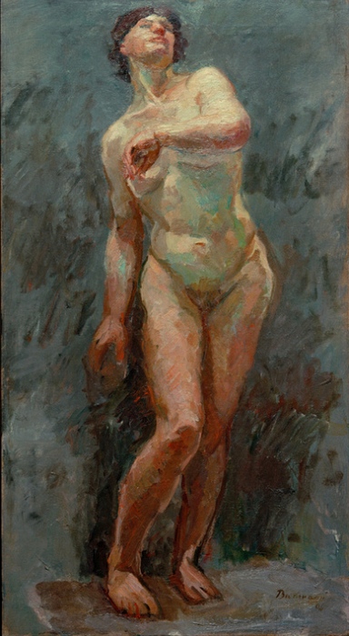 Female nude a Max Beckmann
