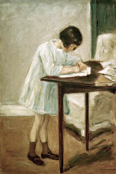 the writing granddaughter a Max Liebermann