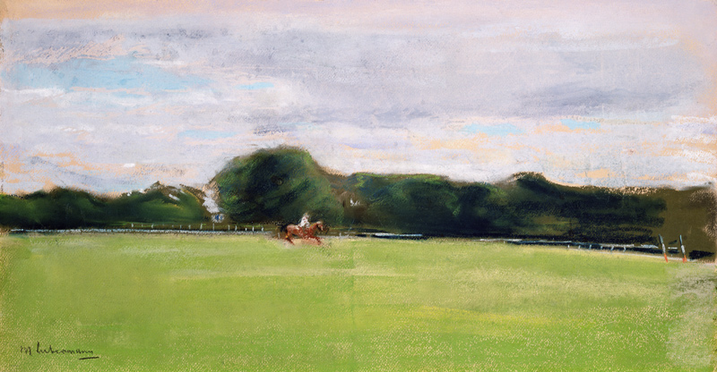 The Polo Field in Jenischs Park, 1902 (pastel on paper) a Max Liebermann