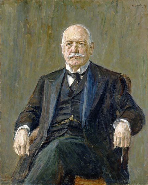 Prince Bernhard von Bulow (1849-1929) 1917 (oil on canvas) a Max Liebermann