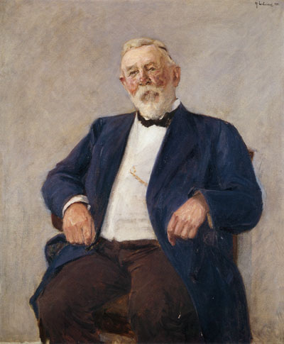 portrait of the master builder Friedrich Kuhnt a Max Liebermann