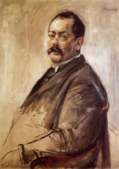 portrait of the painter Lovis Corinth a Max Liebermann