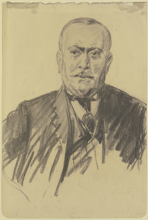 Portrait of a man a Max Liebermann