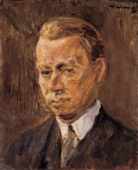 portrait of Erich Hancke a Max Liebermann