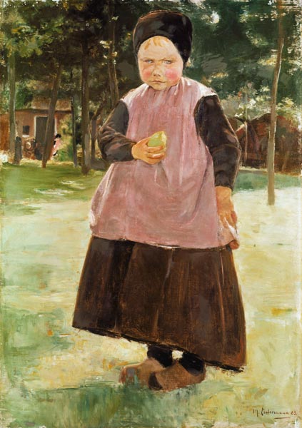 Eve, 1882 (oil on canvas) a Max Liebermann