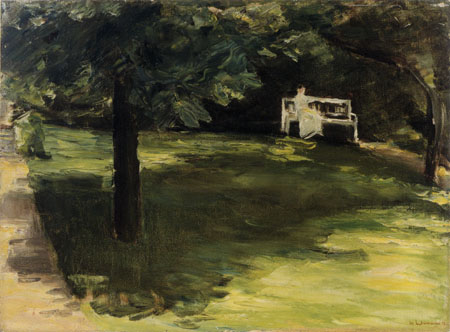 lawn seat under the chestnut tree a Max Liebermann