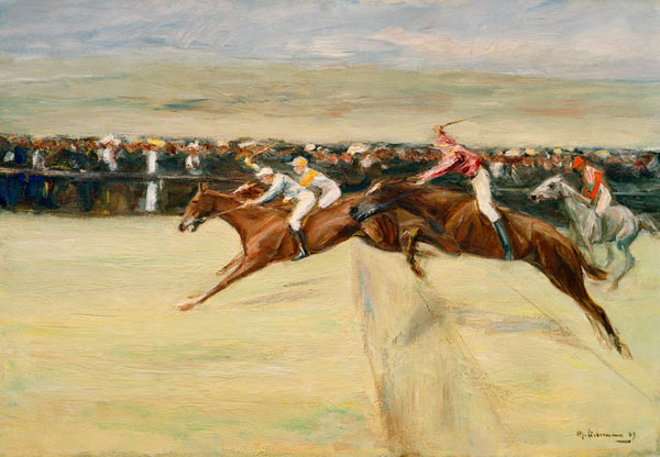 Le corse di cavalli nelle Cascine - 1ª versione a Max Liebermann